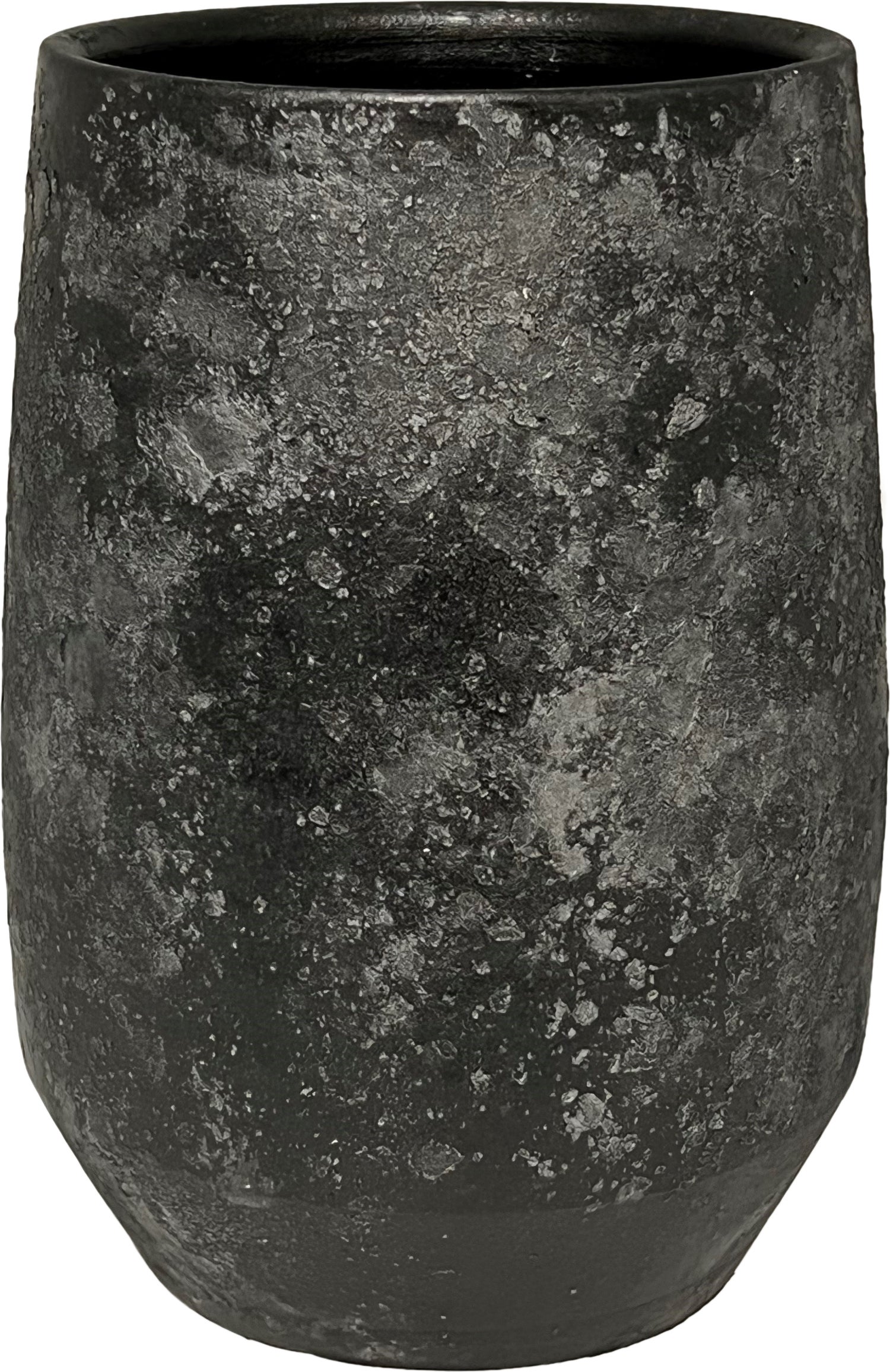 HS bloempot Napoli zwart D 23 H 30 cm