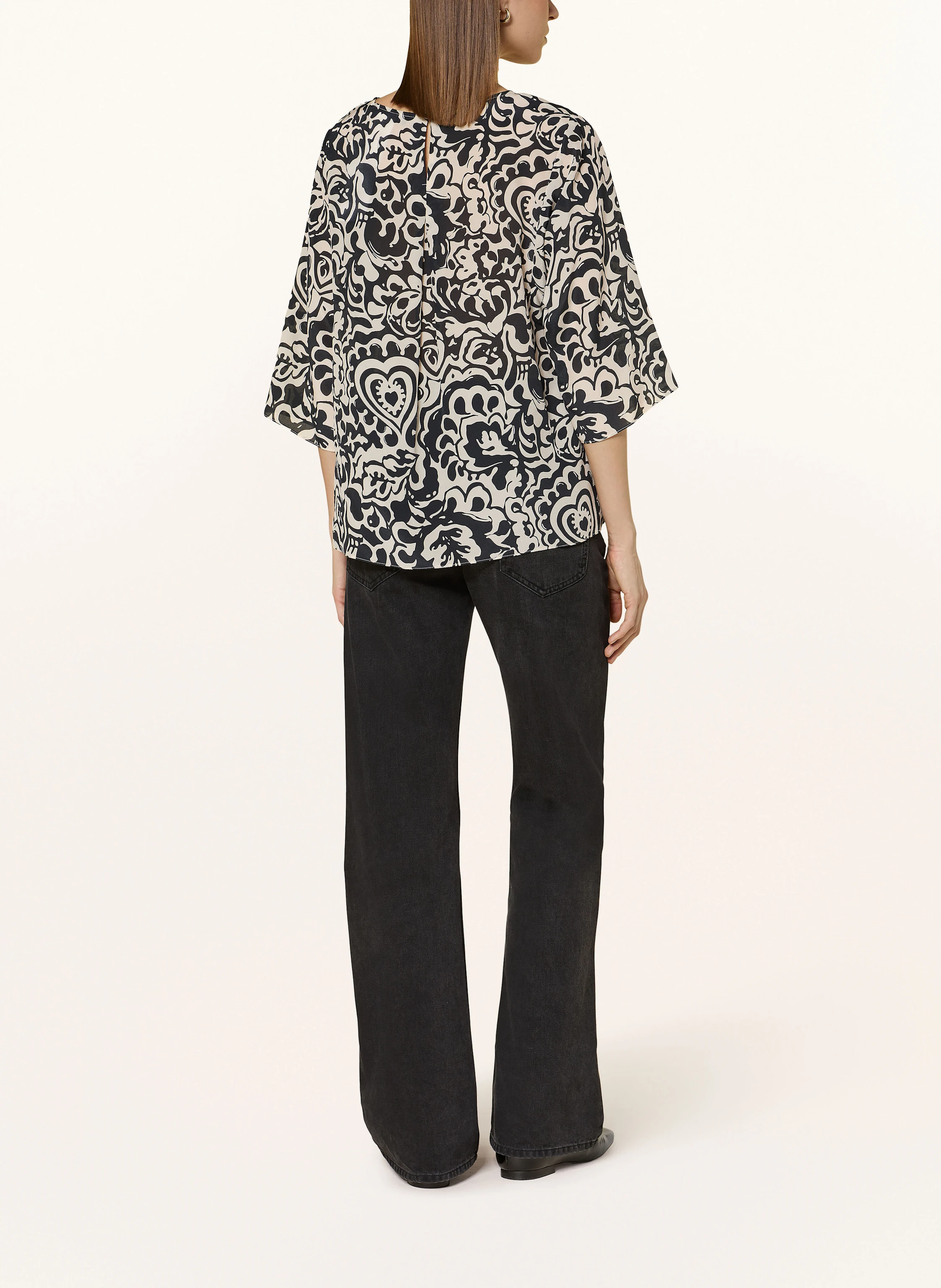 WEEKEND Max Mara Blusenshirt GINNICO aus Seide mit 3/4-Arm