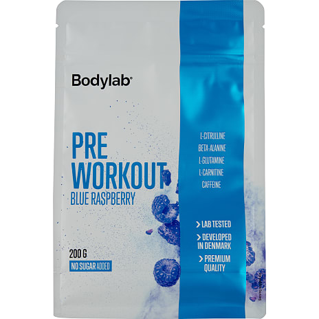 Pre Workout-pulver Blue Raspberry