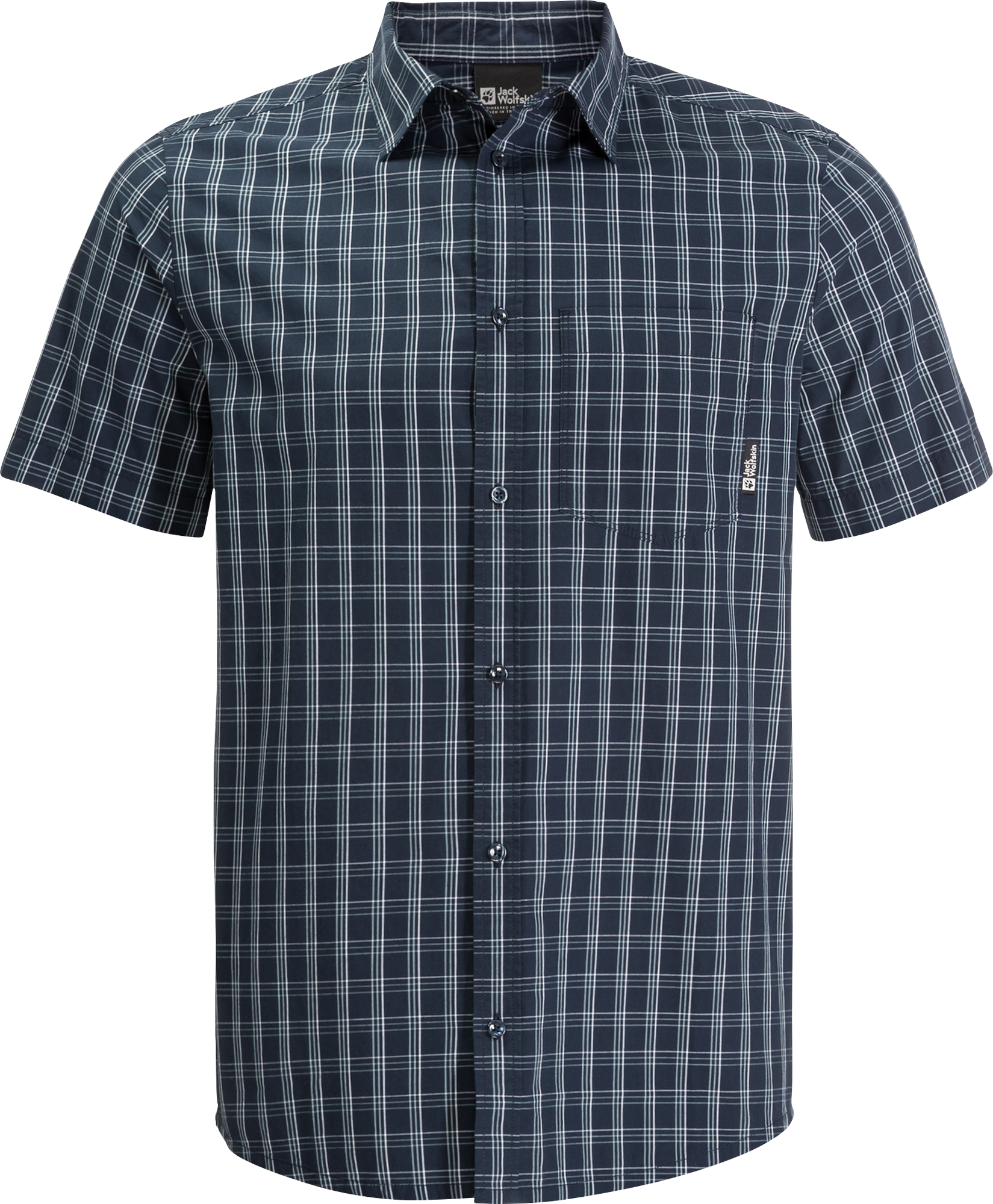 Jack Wolfskin Hot Springs Shirt Herren Kurzarmhemd