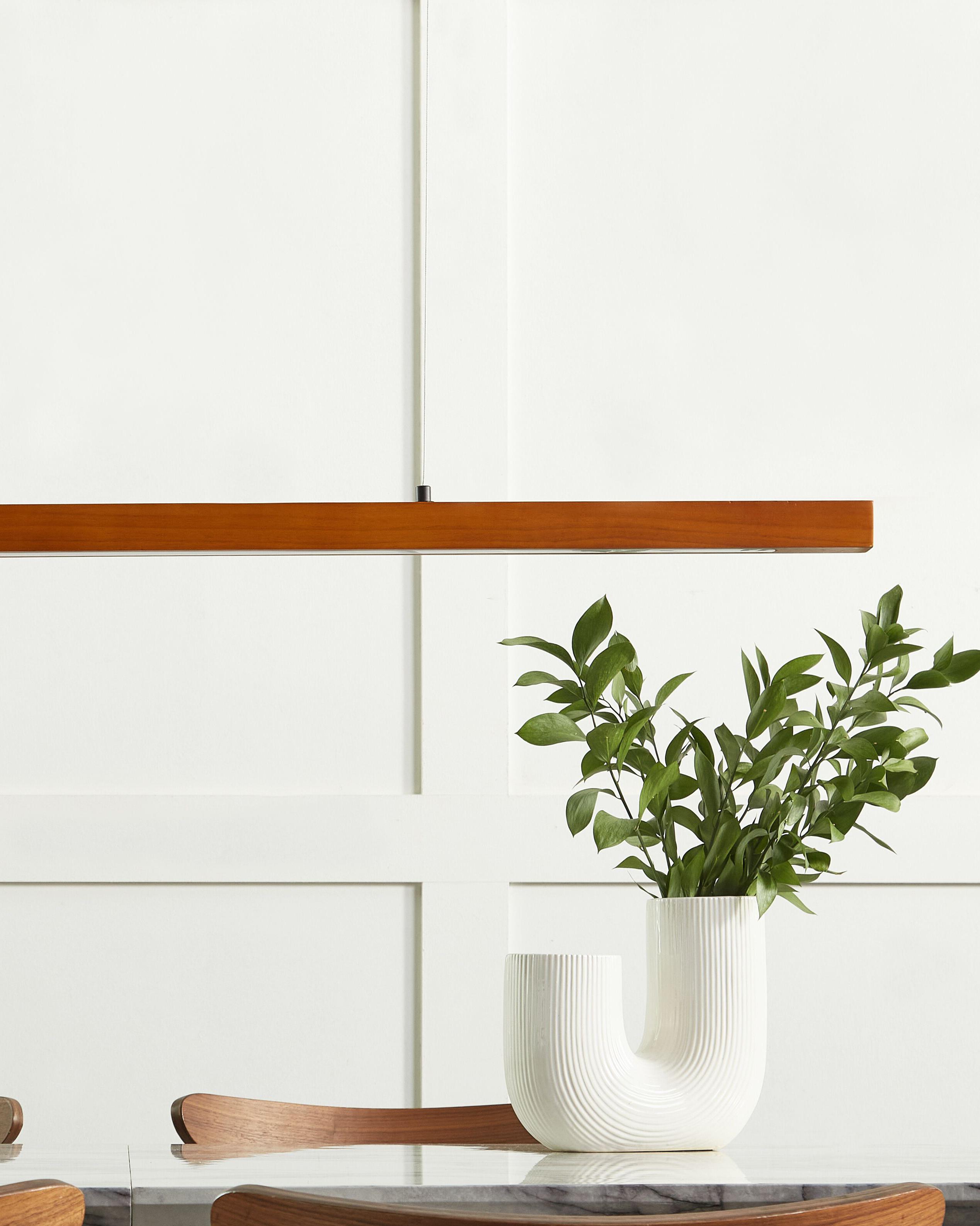 LED hanglamp STEWARTS Eikenhout Donkerbruin