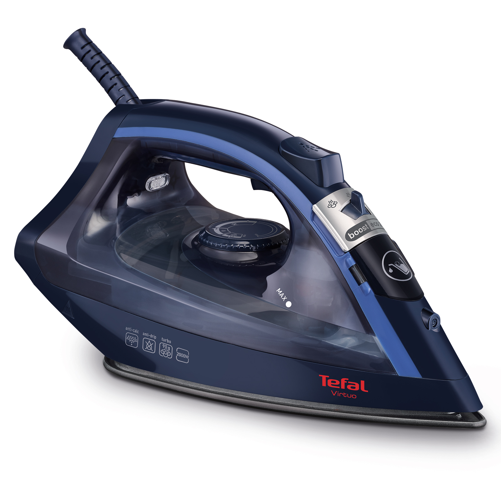 TEFAL Dampfbügeleisen VIRTUO FV1713 - schwarz-blau