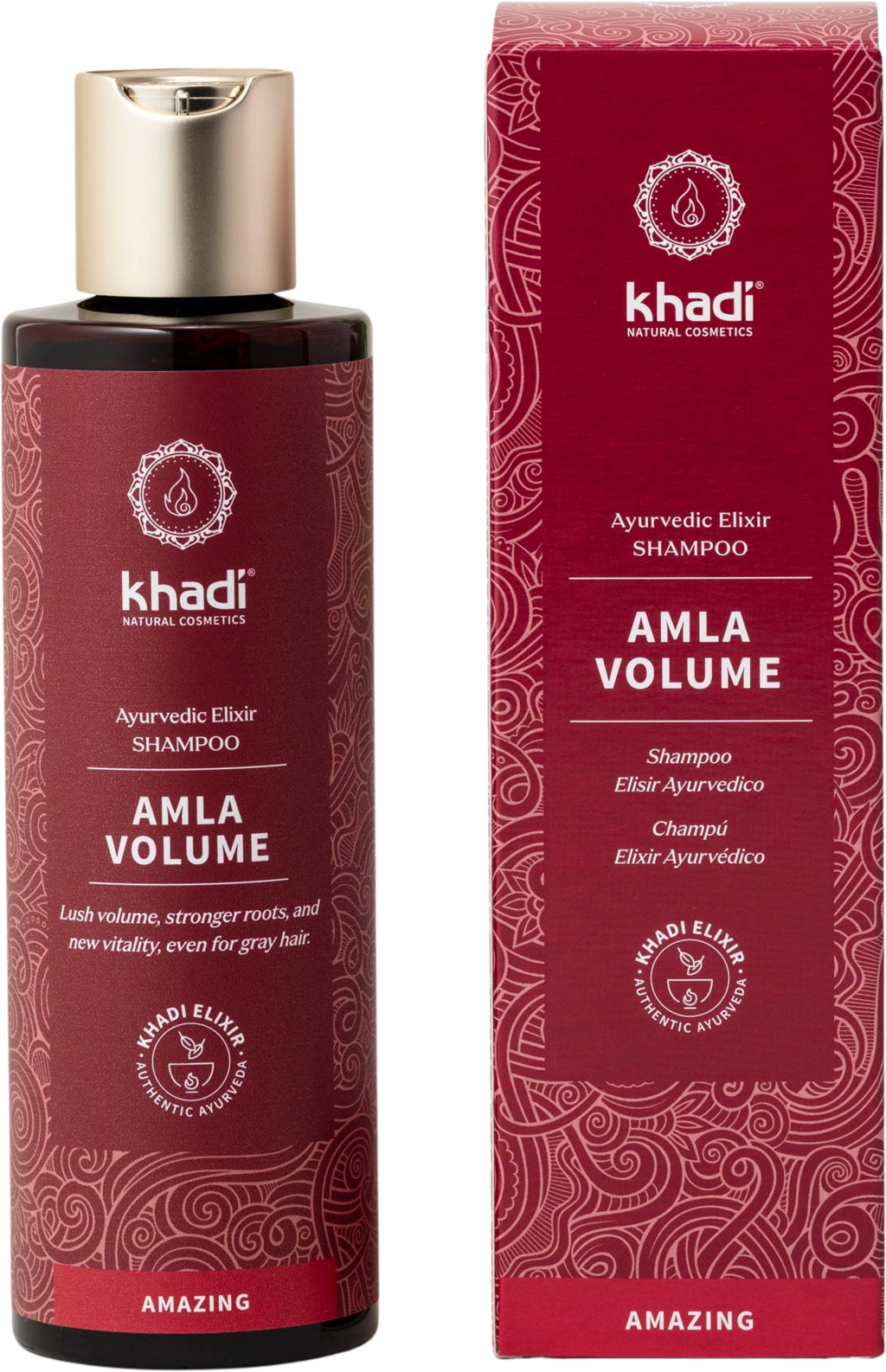 Khadi®  Ayurvedisches Elixier Shampoo Amla Volume, 200 ml