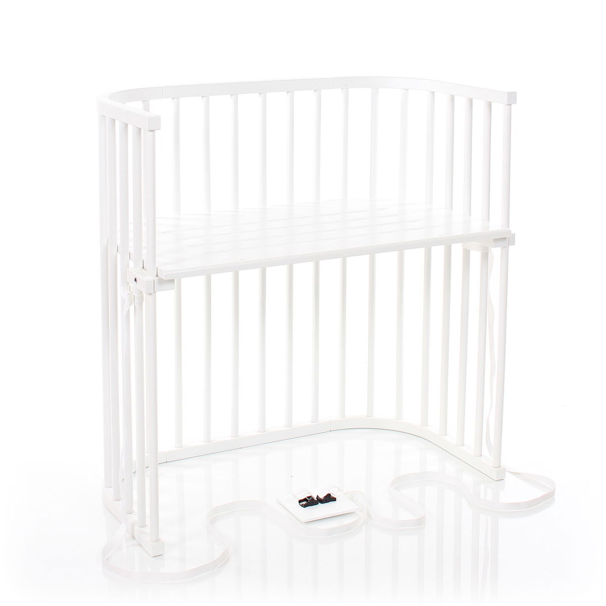 babybaybabybay   Beistellbett Boxspring weiss