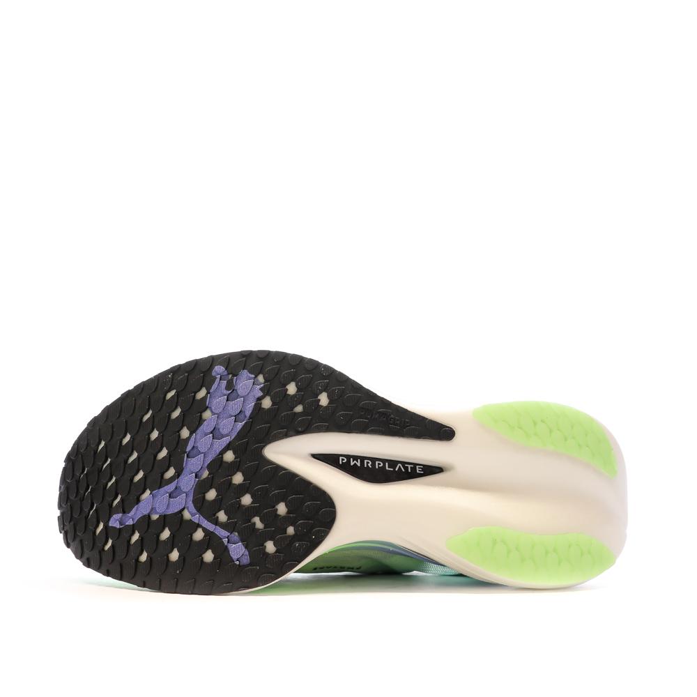 Puma Chaussures de running Vert/Noir Femme Puma Deviate Nitro