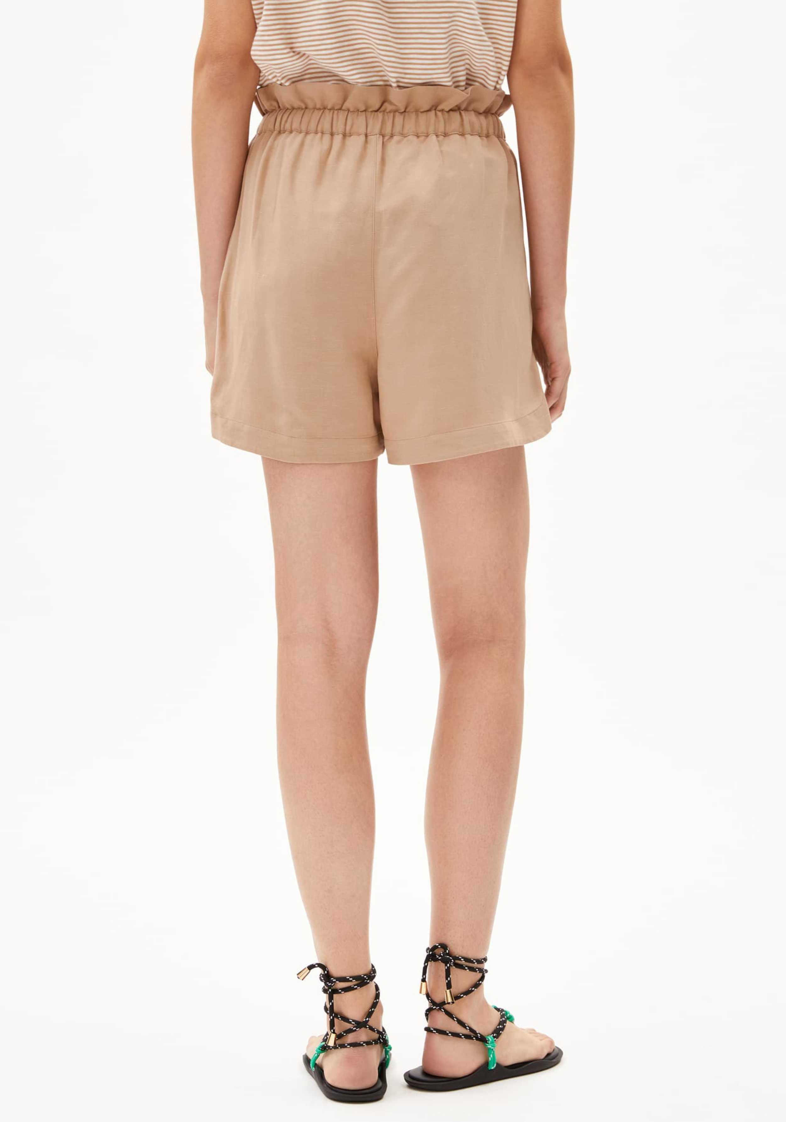 Armedangels Shorts Vaanna Lino Beige Blond