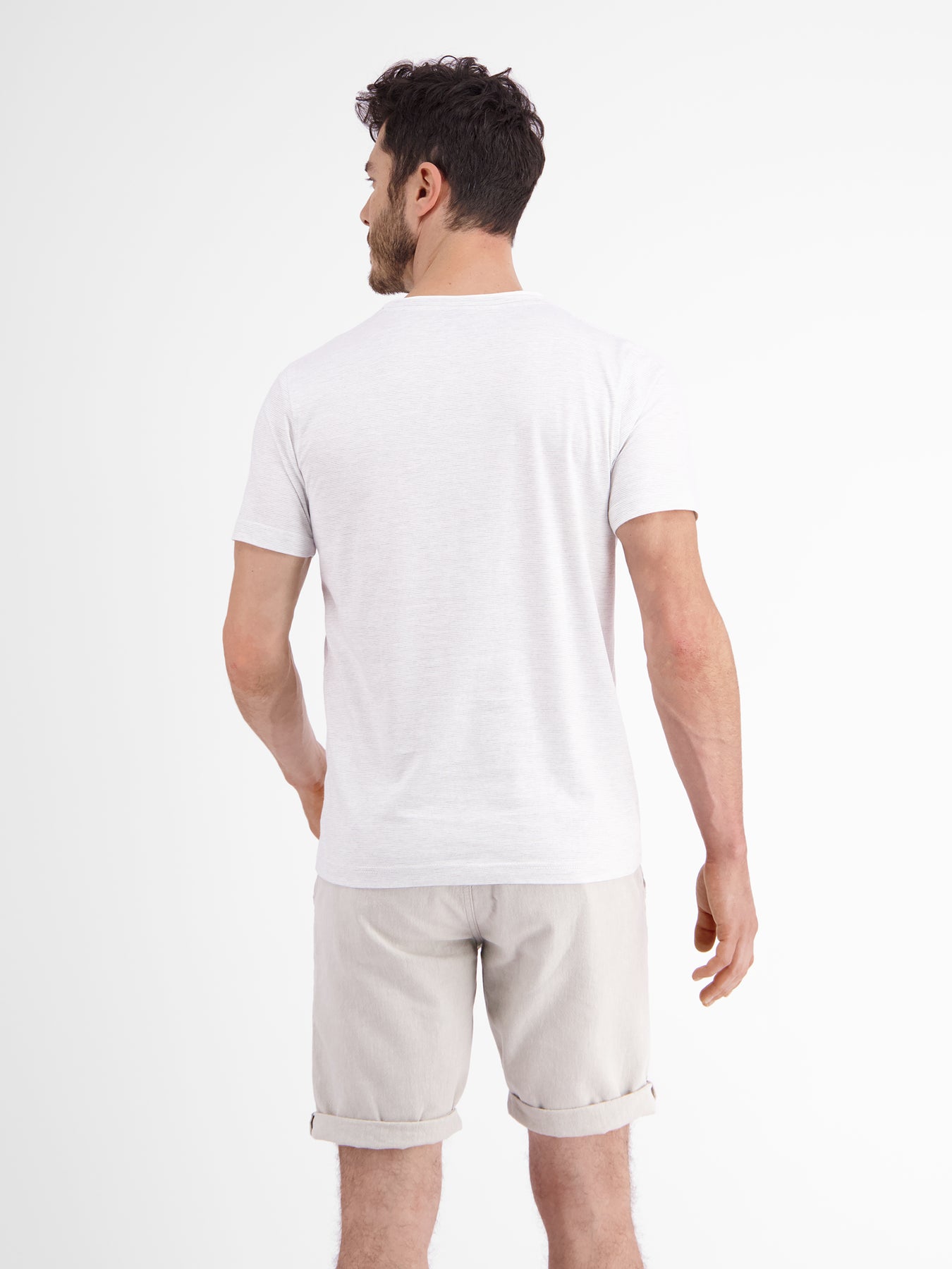 Serafino mit Finelinerstreifen, washed