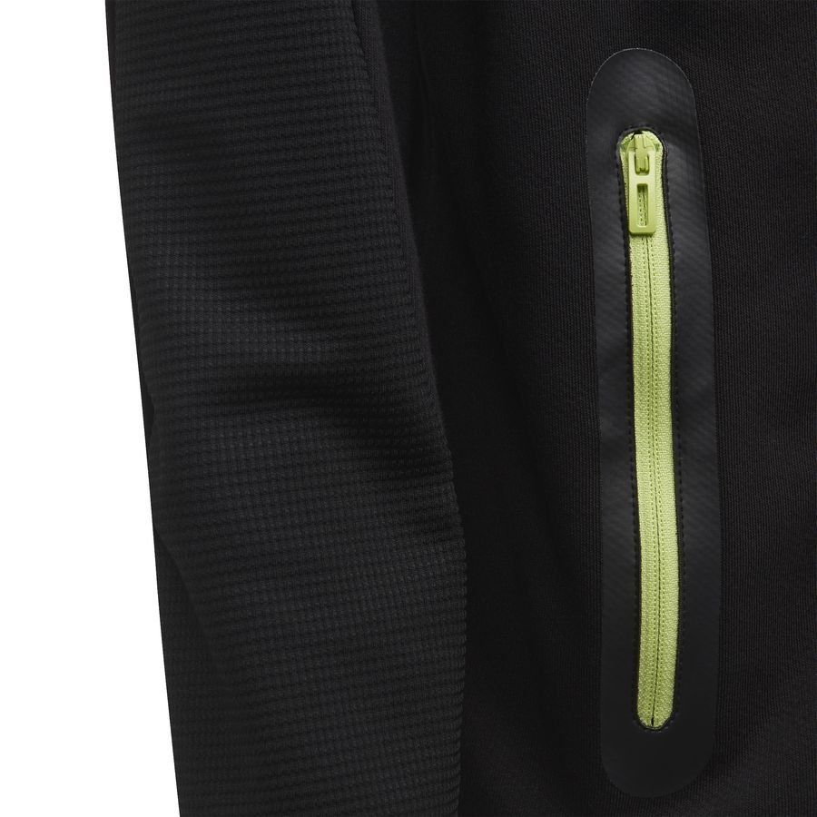 adidas Sweat à Capuche XFG Full Zip - Noir/Jaune Enfant
