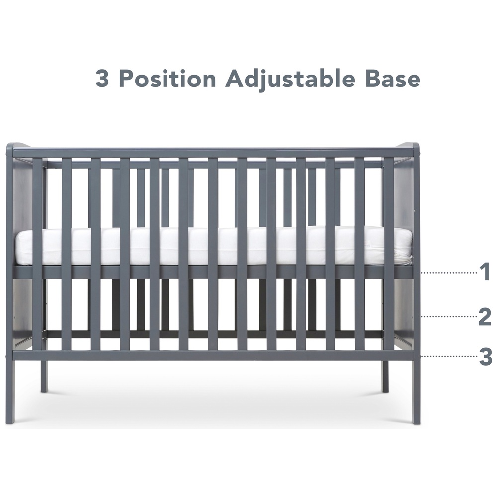 Baby Elegance Elle Kinderbett Grau