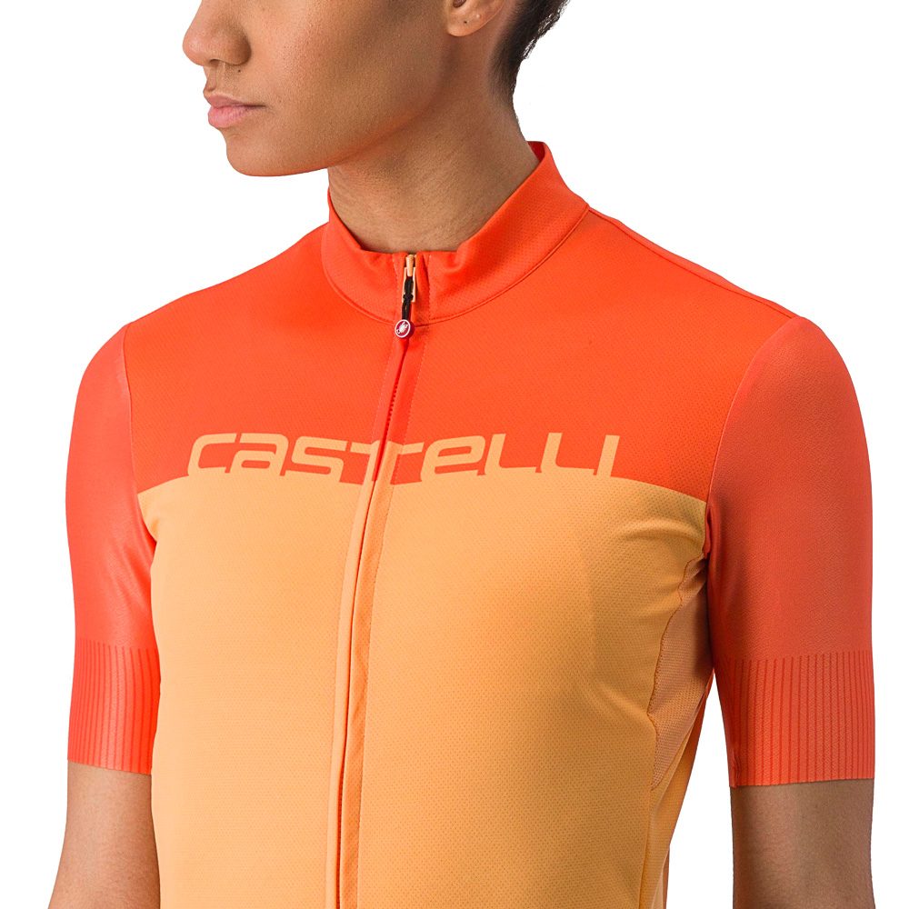 Castelli Velocissima Radtrikot Damen soft orange