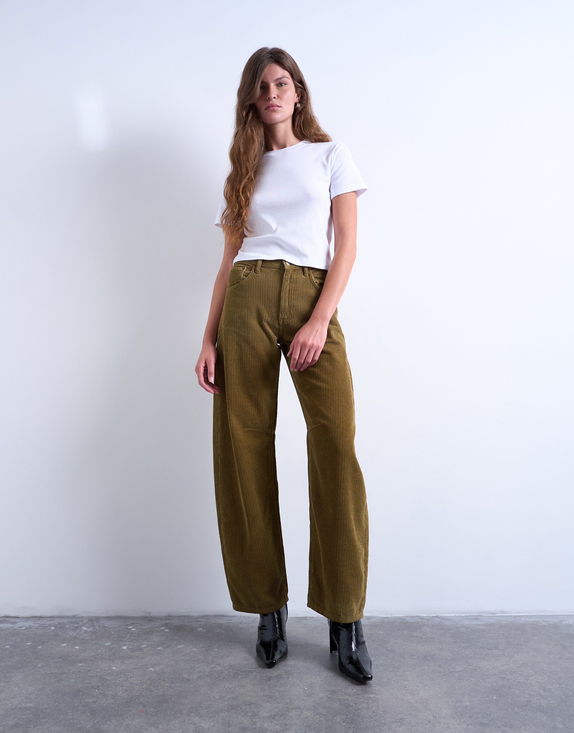 TSBRIANA Super low waist Wide leg fit Jeans