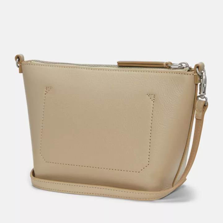 Sac à bandoulière en cuir Tuckerman pour femme en beige