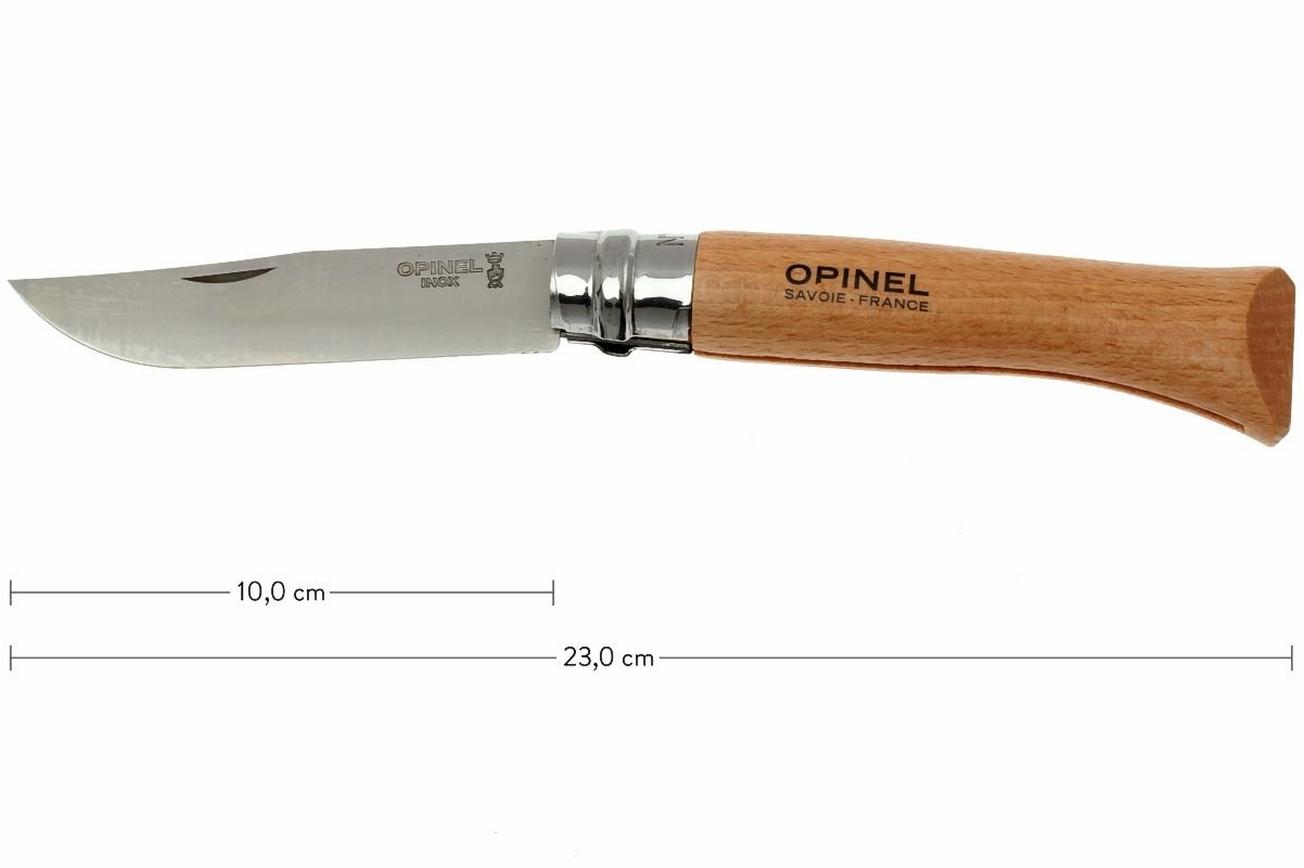 Opinel zakmes No. 10, roestvast staal, 10 cm