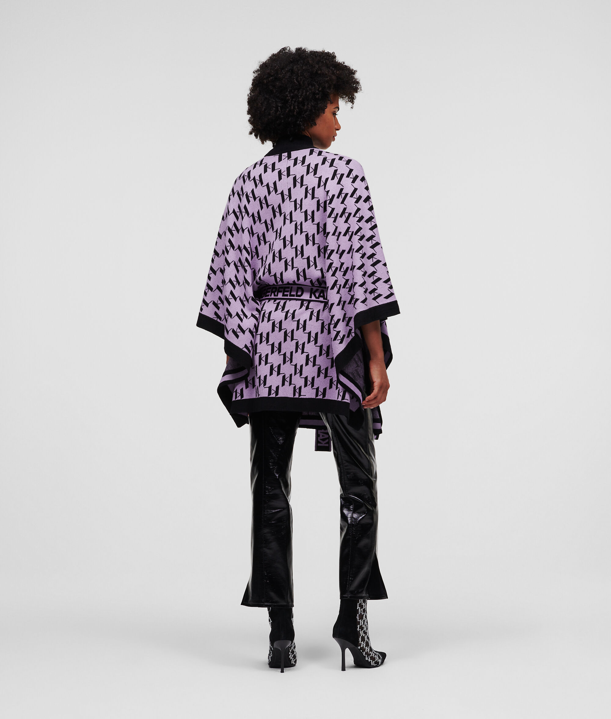 PONCHO TRICOTÉ KL MONOGRAM