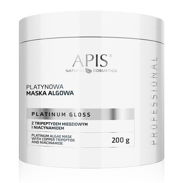 APIS PLATINUM GLOSS, Platinum Algenmaske mit Kupfertripeptid und Niacinamid, Anti - Aging
