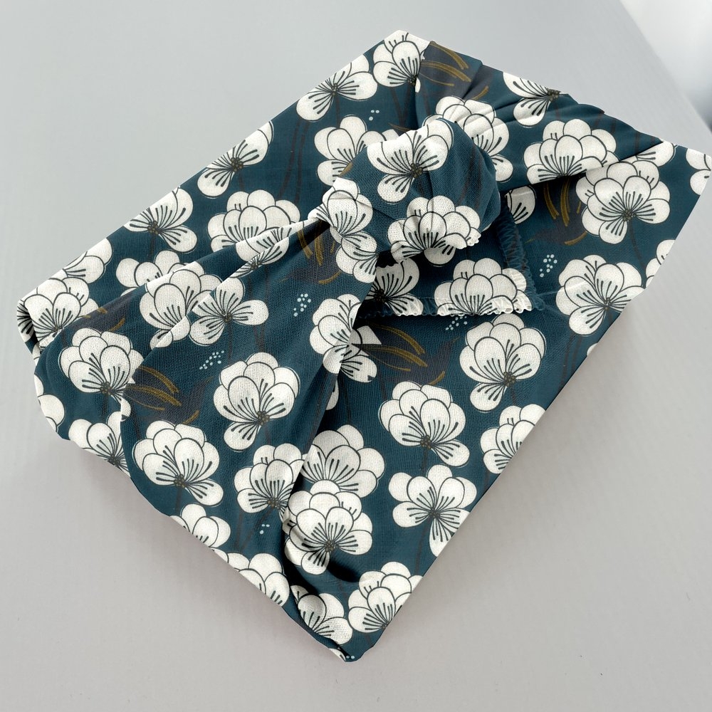Furoshiki Moyen 48 X 48 Cm Paradis Bleu