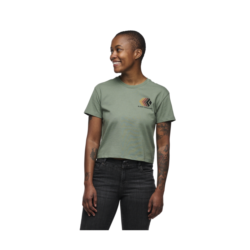 Faded Crop SS Tee - T-shirt femme