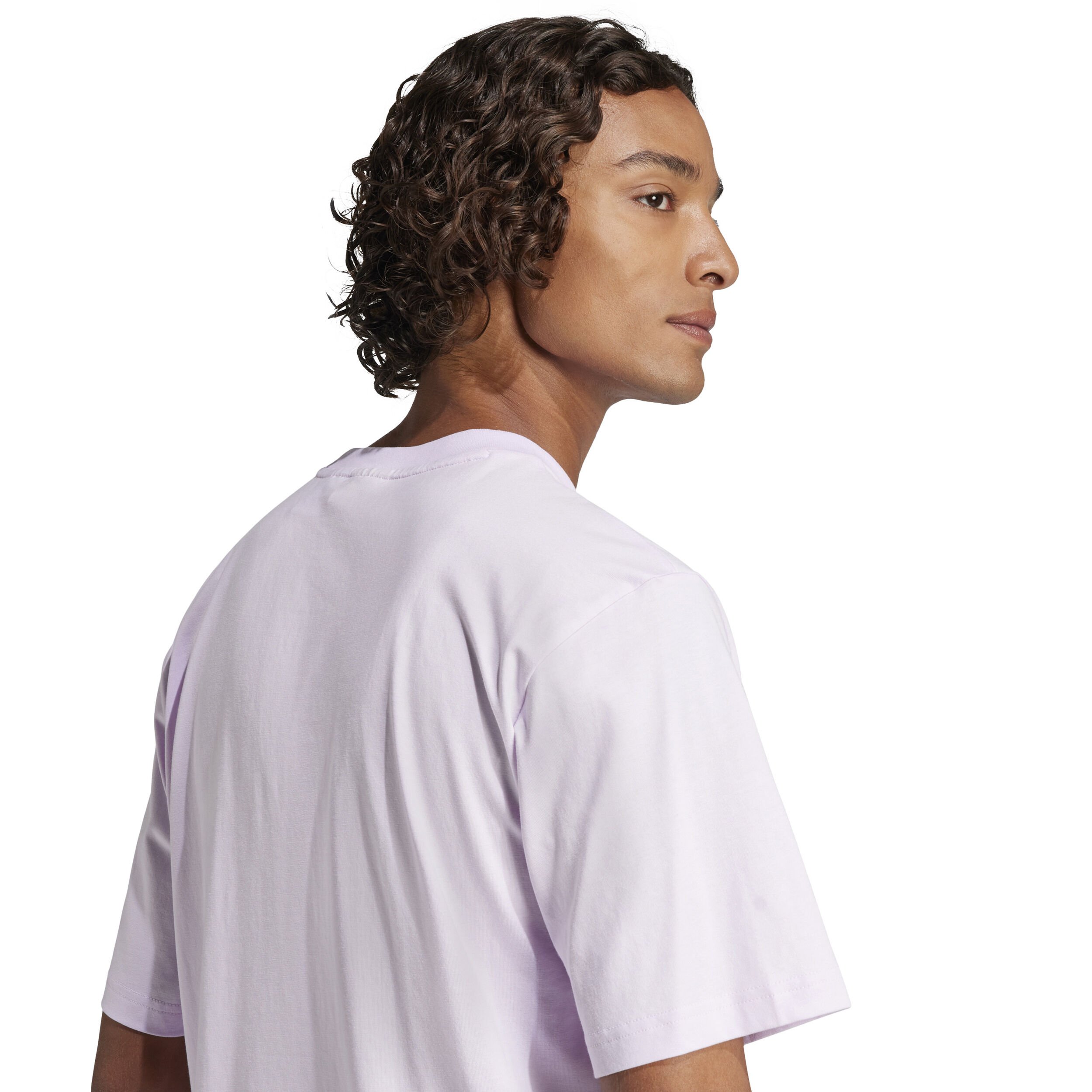 adidas Linear Single Jersey T-shirt Hommes - Lilas