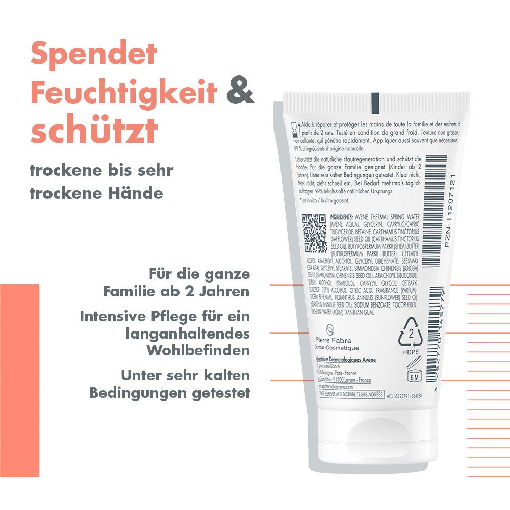 Avène Cold Cream Intensiv-Handcreme - für trockene und angegriffene Haut