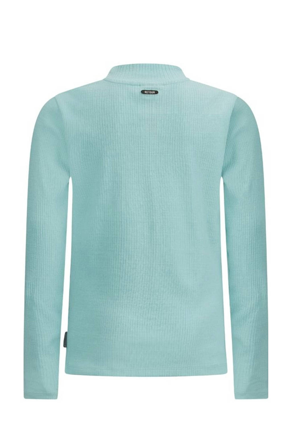 Retour Jeans longsleeve Mirella aqua blauw
