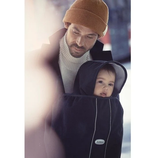 Cape pour porte-bébé   Noire        de               BabyBjörn