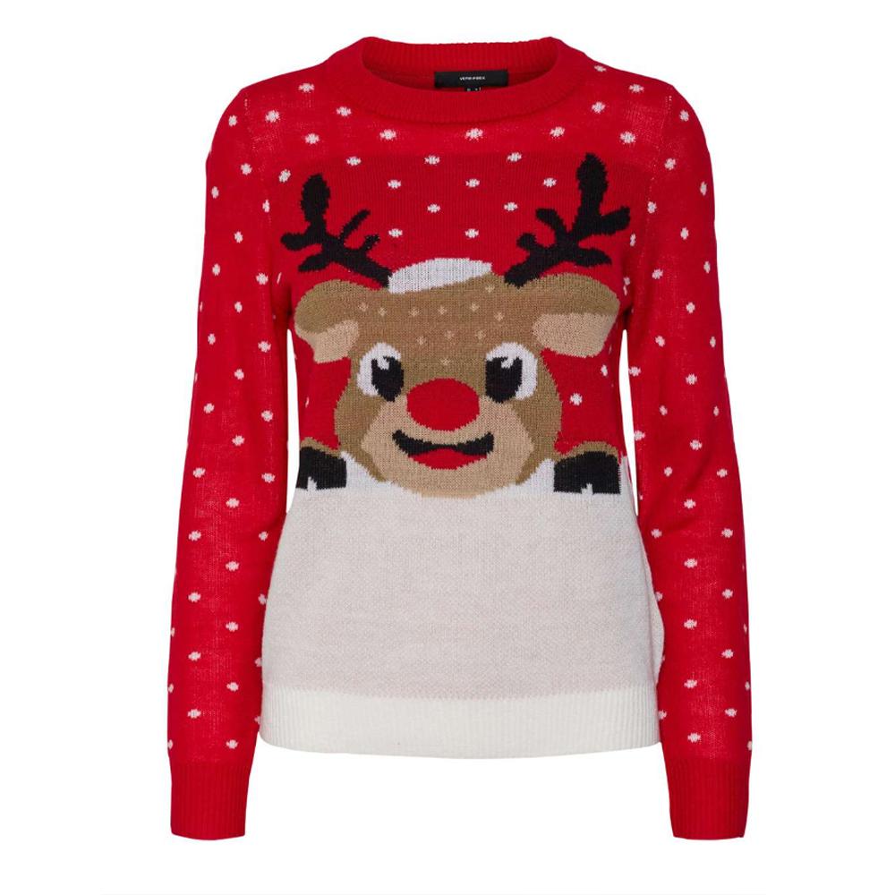 Vero Moda Maternity Pull Rouge Femme Vero Moda Xmas
