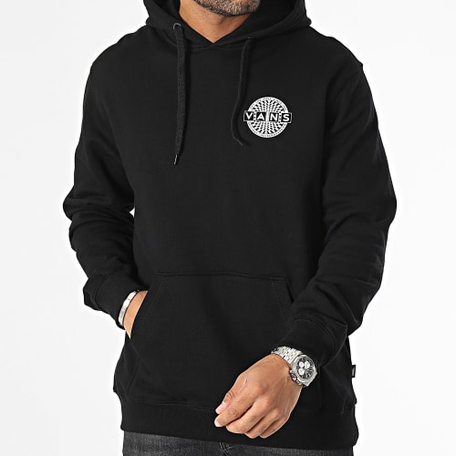 Sweat Capuche Circle Back 008HZ Noir