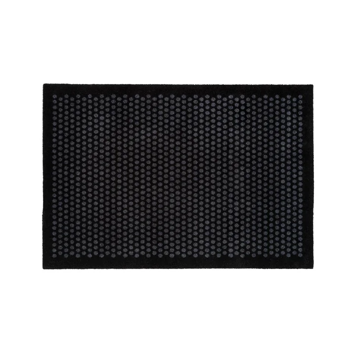 tica copenhagen - Dot Fussmatte 90 x 130 cm, schwarz / grau