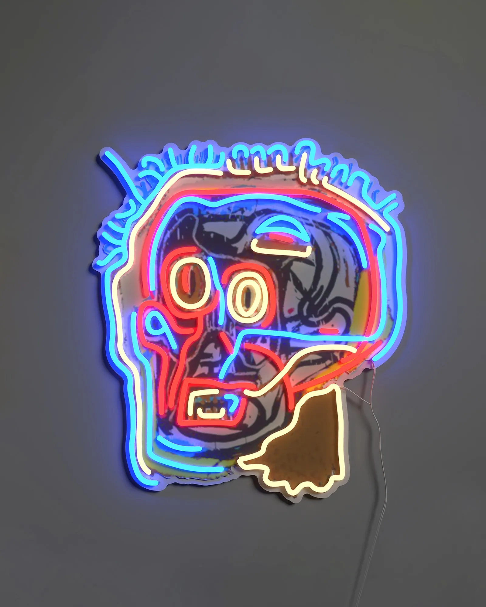 YELLOWPOP Jean Michel Basquiat Face - EU PLUG