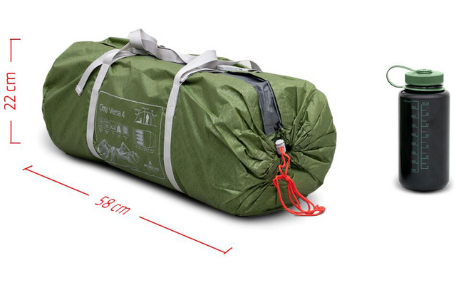 Robens Cima Versa 4 Tunnelzelt für 4 Personen