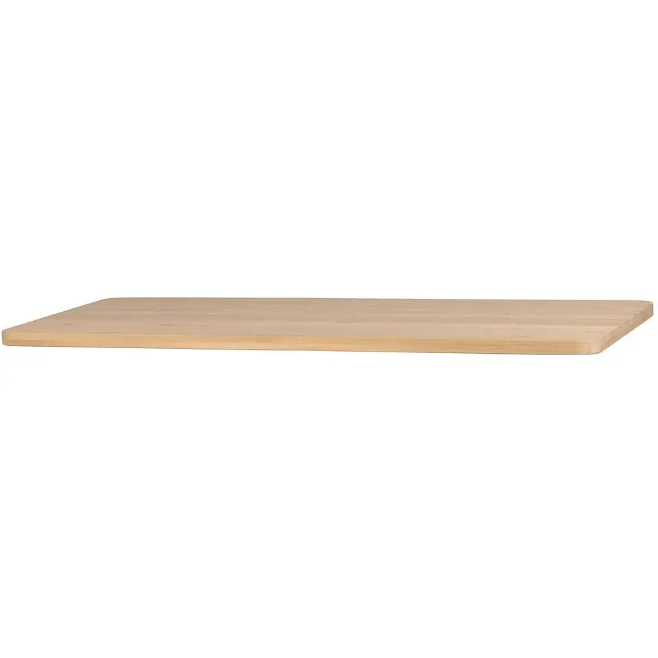 WOOOD Tablo Tafelblad Curved - Eiken - Naturel - 5x199x88