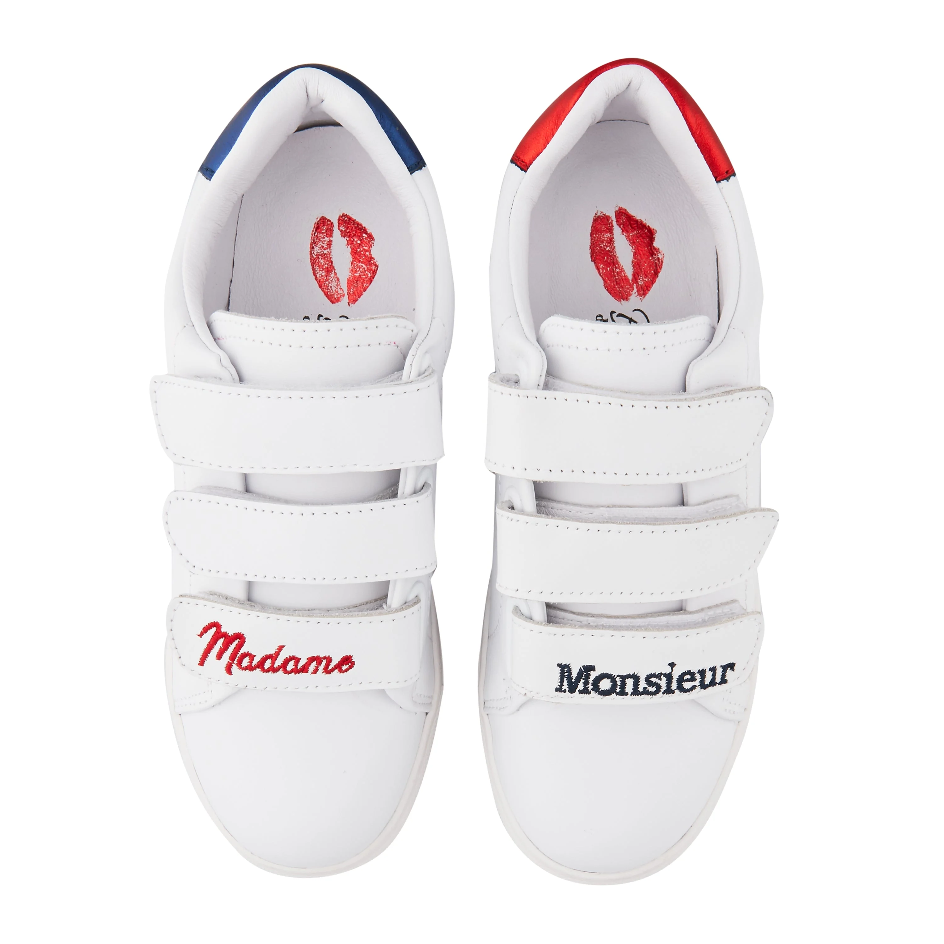 EDITH MADAME MONSIEUR - Sneakers en cuir | Blanc