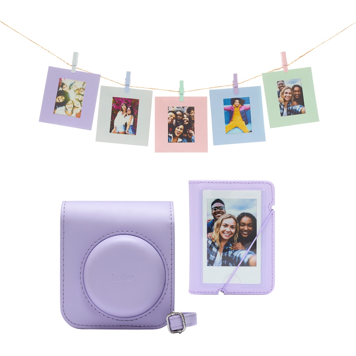 Fujifilm Instax Mini 12 tilbehørssett (lilla)
