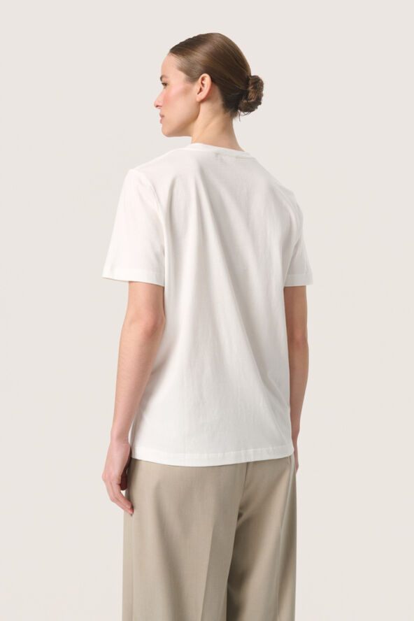 Soaked in Luxury SLFilippa Tee Broken white