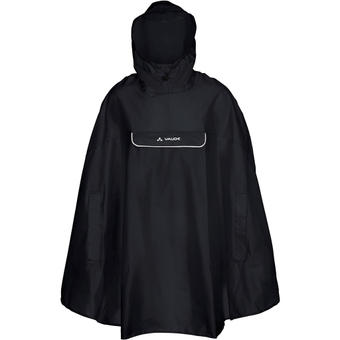 Vaude Valdipino Poncho Regenjacke Black Herren
