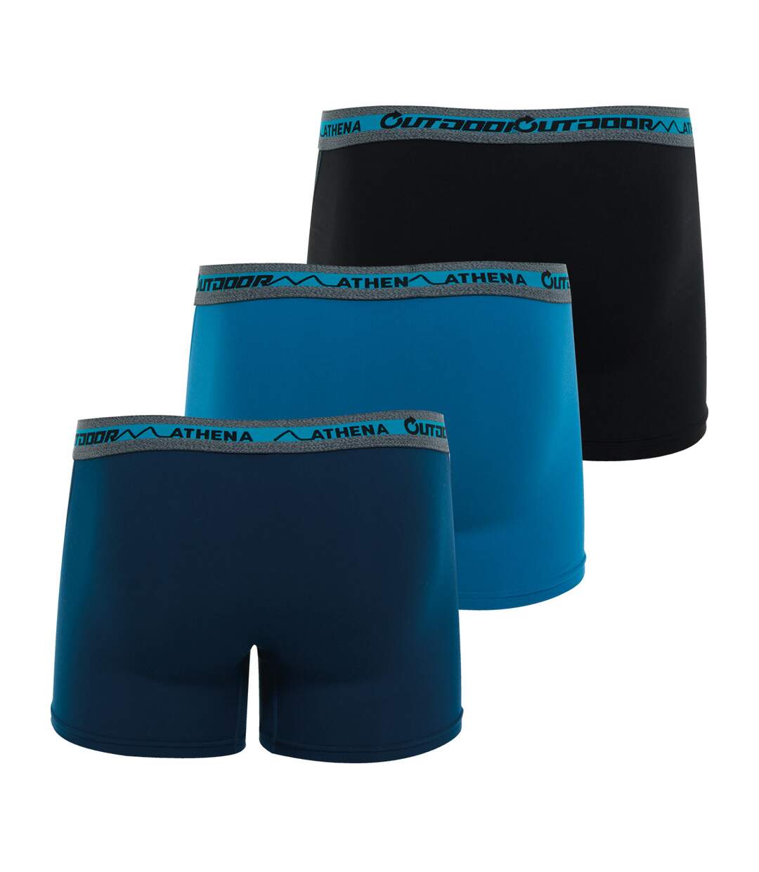 Lot de 3 boxers recyclé homme Outdoor