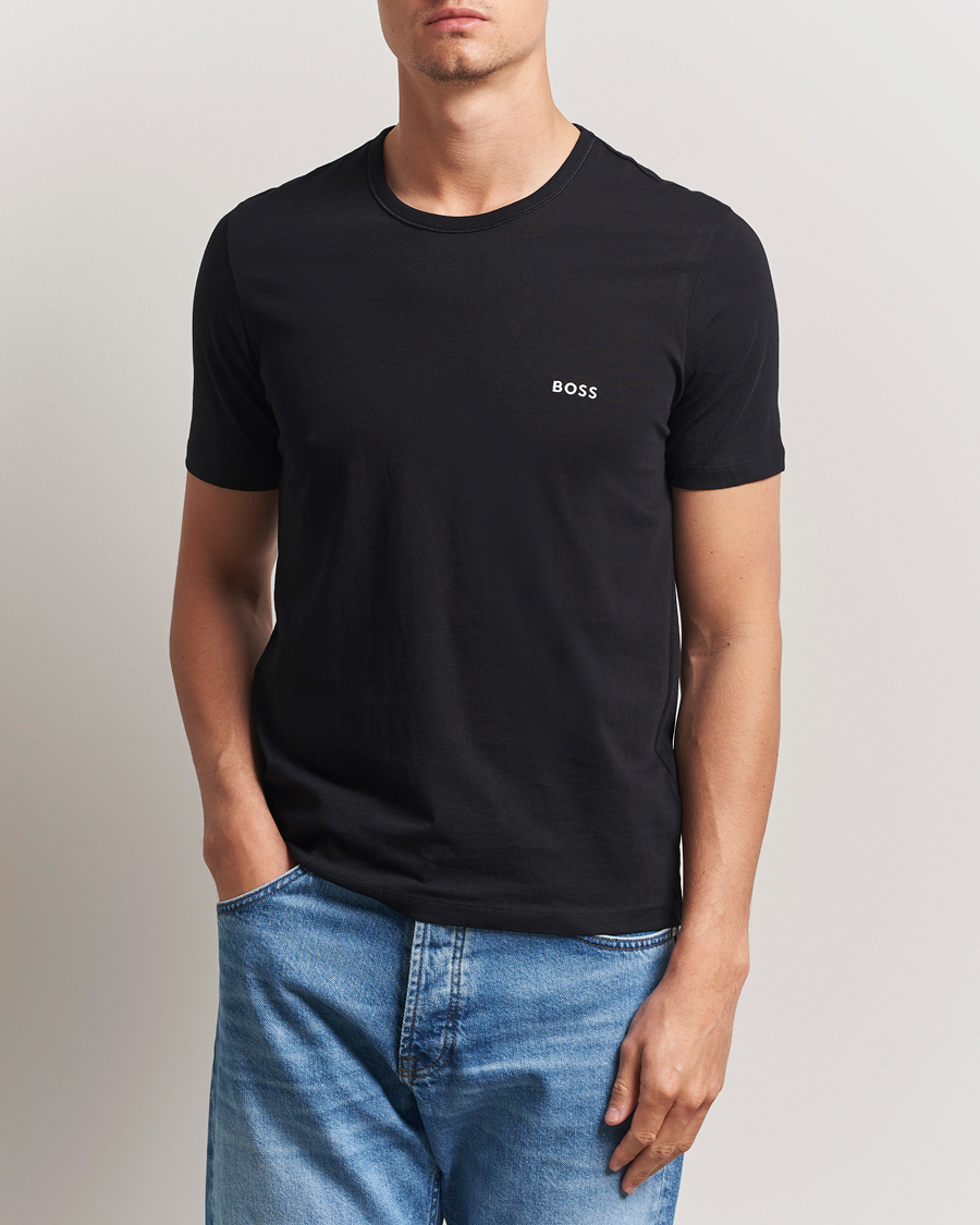 BOSS BLACK 3-Pack Crew Neck T-Shirt White/Navy/Black