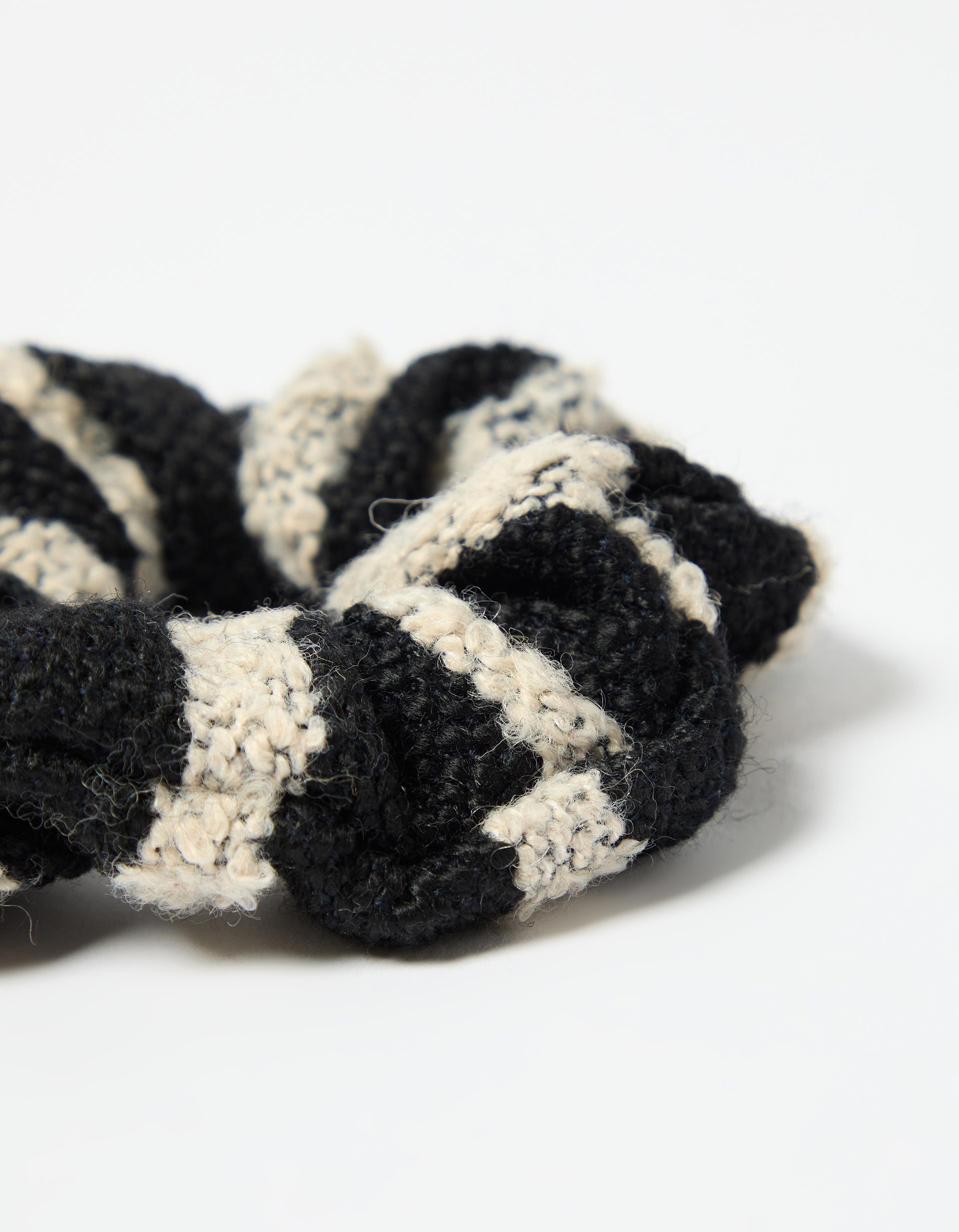 Elástico de Cabelo Scrunchie, Mulher, Preto