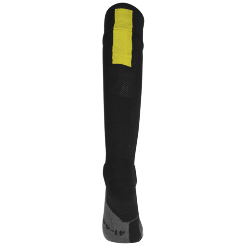 Meias de desempenho para equipe, pretas/amarelas, da Uhlsport