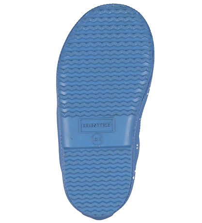 Hunter Gummistiefel - Kids First Giant Glitter - Azurblau Blue