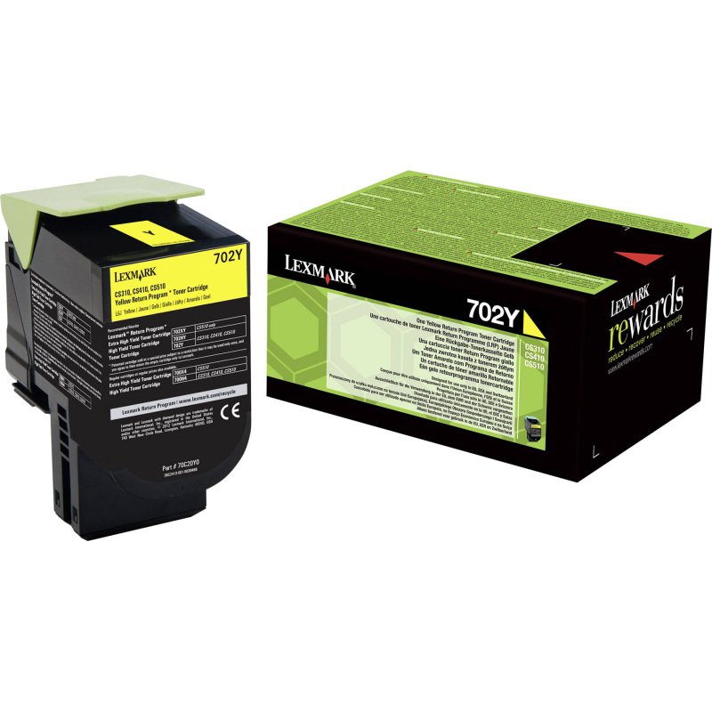 Lexmark 702  toner couleur  pour imprimante laser
