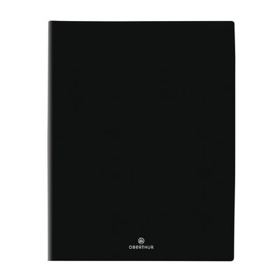 Agenda Odessa - 1 semaine sur 2 pages - 22 x 30 cm - noir - Oberthur