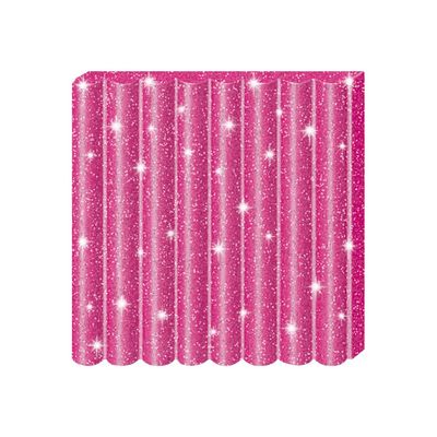 Pâte Fimo Kids - Rose Pailleté - 42G