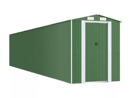 Abri de jardin Vert 192x1021x223 cm Acier galvanisé