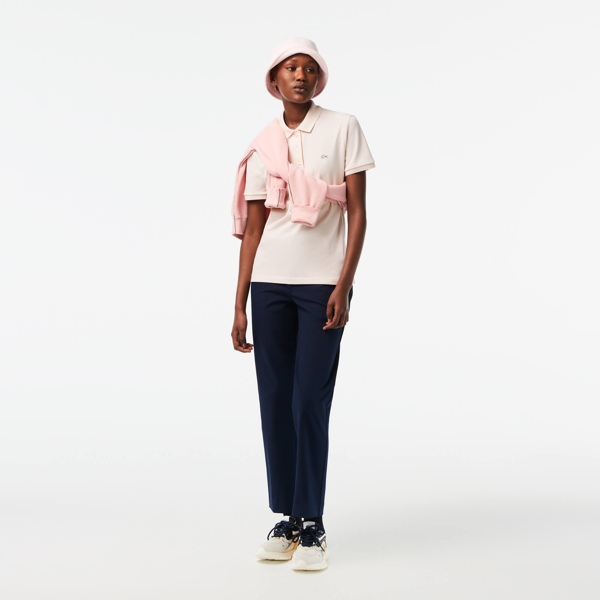 Damen LACOSTE x Club Med Poloshirt aus Baumwolle Kurze Ärmel - Rosa - Lacoste - Damen
