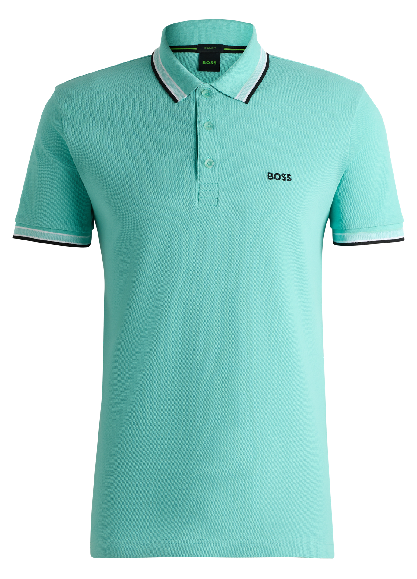 Polo regular fit en coton | Kaki