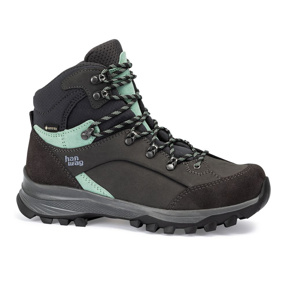 Hanwag ALTA BUNION II GTX - Chaussures randonné Femme asphalt/mint