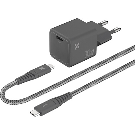 Chargeur pour téléphone mobile Wefix Pro Chargeur secteur GaN 30w + cable 1M USB-C