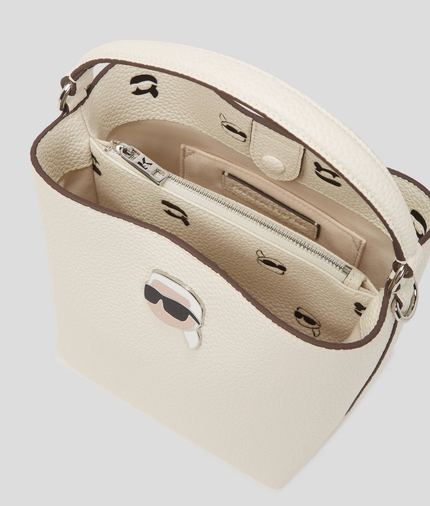 SAC SCEAU GRAINÉ IKON - Blanc Cassé