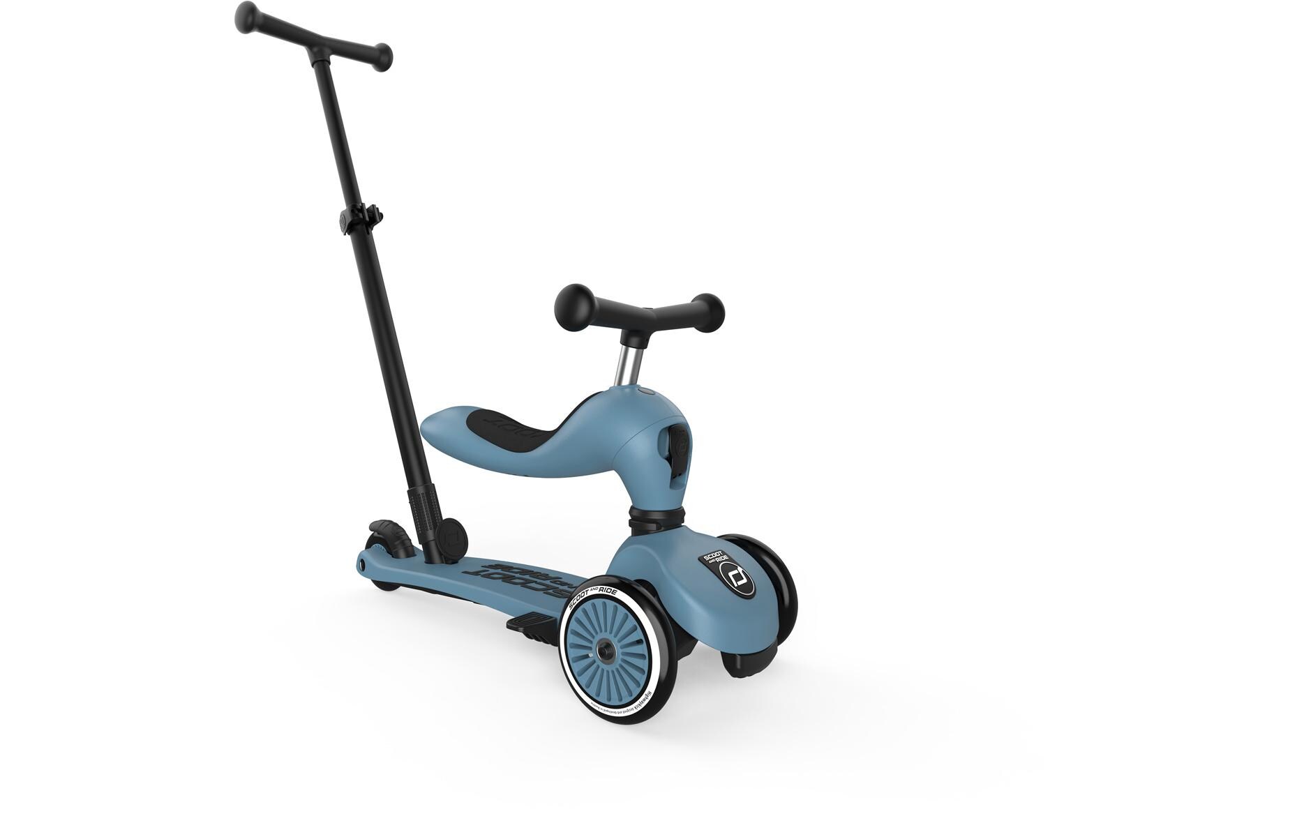 Kinder-Laufrad Push and Go Steel<br>Dreirad für Kinder